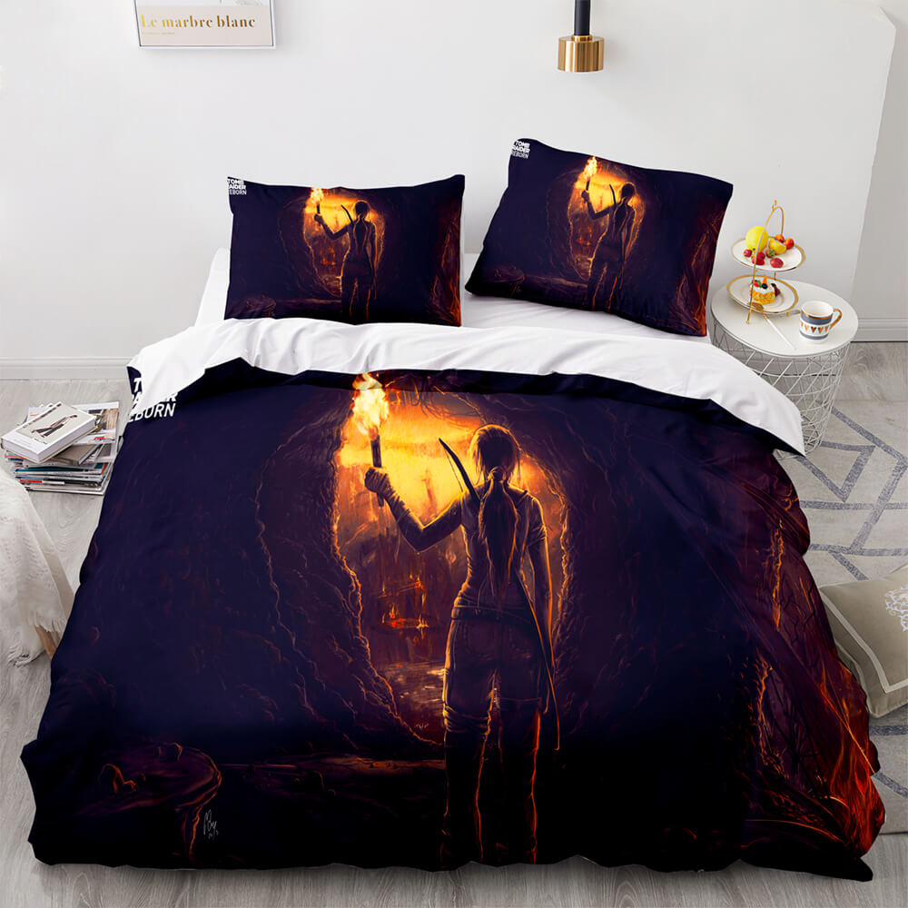 Game Tomb Raider Cosplay Bedding Sets Quilt Covers Without Filler (Online Order Only)