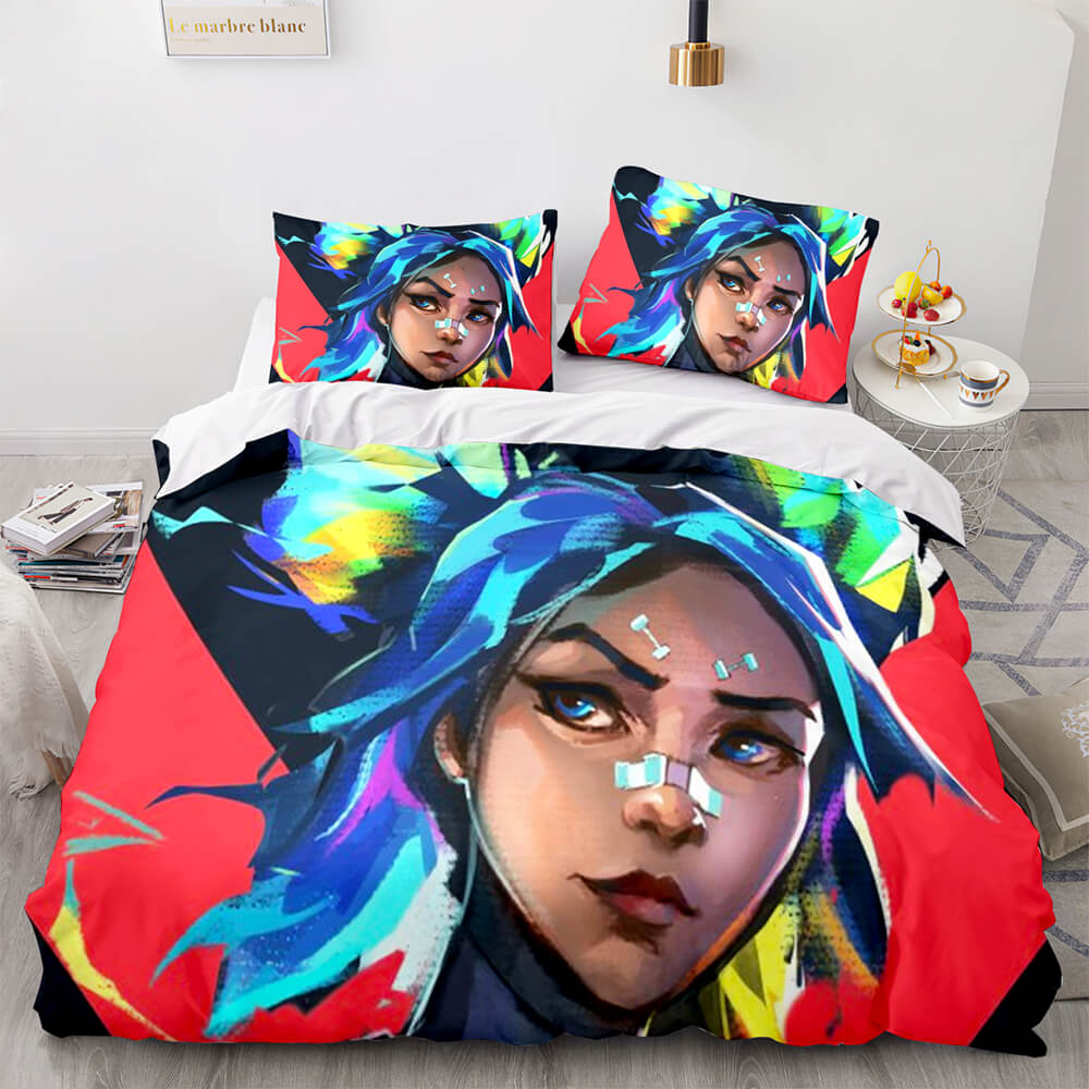 Game VALORANT Bedding Set Cosplay Quilt Cover Without Filler (Online Order Only)