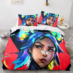 Game VALORANT Bedding Set Cosplay Quilt Cover Without Filler (Online Order Only)