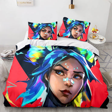 Game VALORANT Bedding Set Cosplay Quilt Cover Without Filler (Online Order Only)