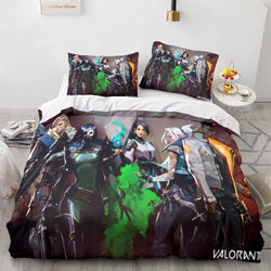 Game VALORANT Bedding Set Cosplay Quilt Cover Without Filler (Online Order Only)