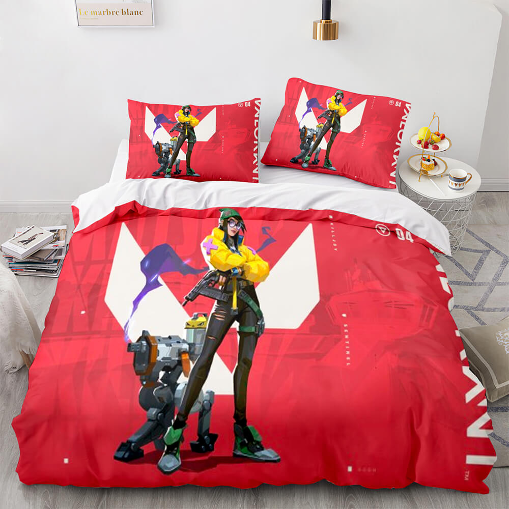 Game VALORANT Bedding Set Cosplay Quilt Cover Without Filler (Online Order Only)