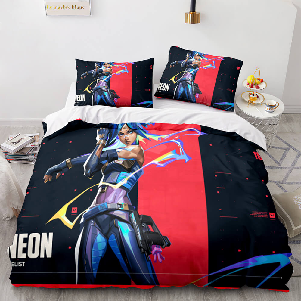 Game VALORANT Bedding Set Cosplay Quilt Cover Without Filler (Online Order Only)