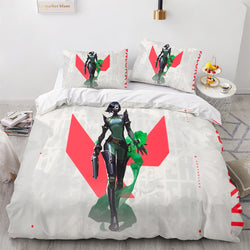 Game VALORANT Bedding Set Quilt Cover Without Filler (Online Order Only)