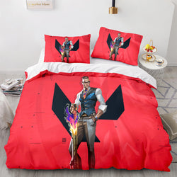 Game VALORANT Bedding Set Quilt Cover Without Filler (Online Order Only)