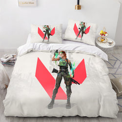 Game VALORANT Bedding Set Quilt Cover Without Filler (Online Order Only)