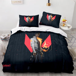 Game VALORANT Bedding Set Quilt Cover Without Filler (Online Order Only)