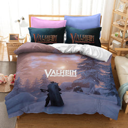 Game Valheim Cosplay Bedding Set Quilt Cover Without Filler (Online Order Only)