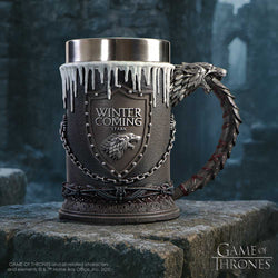 Game of Thrones House Stark "Winter is Coming" Tankard Mug (ONLINE ORDER ONLY)