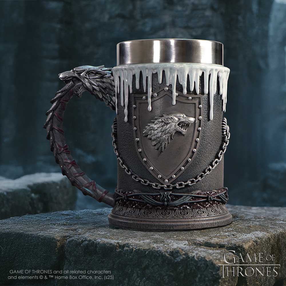 Game of Thrones House Stark "Winter is Coming" Tankard Mug (ONLINE ORDER ONLY)
