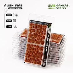 Gamers Grass Tufts: Alien Tufts- Fire Tuft 6mm- Wild (ONLINE ORDER ONLY)