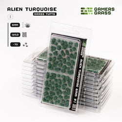 Gamers Grass Tufts: Alien Tufts- Turquoise 6mm- Wild (ONLINE ORDER ONLY)