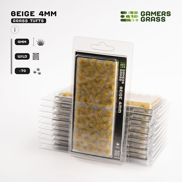 Gamers Grass Tufts: Beige 4mm- Wild (ONLINE ORDER ONLY)