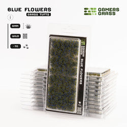 Gamers Grass Tufts: Blue Flowers- Wild (ONLINE ORDER ONLY)