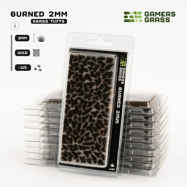 Gamers Grass Tufts: Burned 2mm- Wild (ONLINE ORDER ONLY)