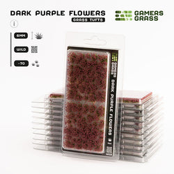 Gamers Grass Tufts: Dark Purple Flowers- Wild (ONLINE ORDER ONLY)