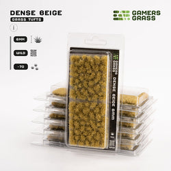 Gamers Grass Tufts: Dense Beige 6mm- Wild (ONLINE ORDER ONLY)