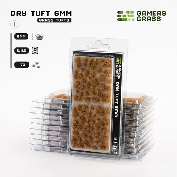 Gamers Grass Tufts: Dry Tuft 6mm- Wild (ONLINE ORDER ONLY)