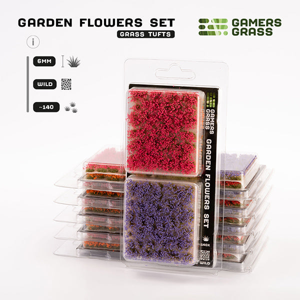 Gamers Grass Tufts: Garden Flowers Set- Wild (ONLINE ORDER ONLY)