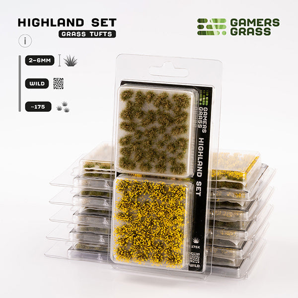 Gamers Grass Tufts: Highland Tuft Set- Wild (ONLINE ORDER ONLY)