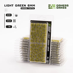 Gamers Grass Tufts: Light Green 6mm- Wild (ONLINE ORDER ONLY)