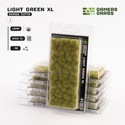 Gamers Grass Tufts: Light Green XL 12mm- Wild XL (ONLINE ORDER ONLY)