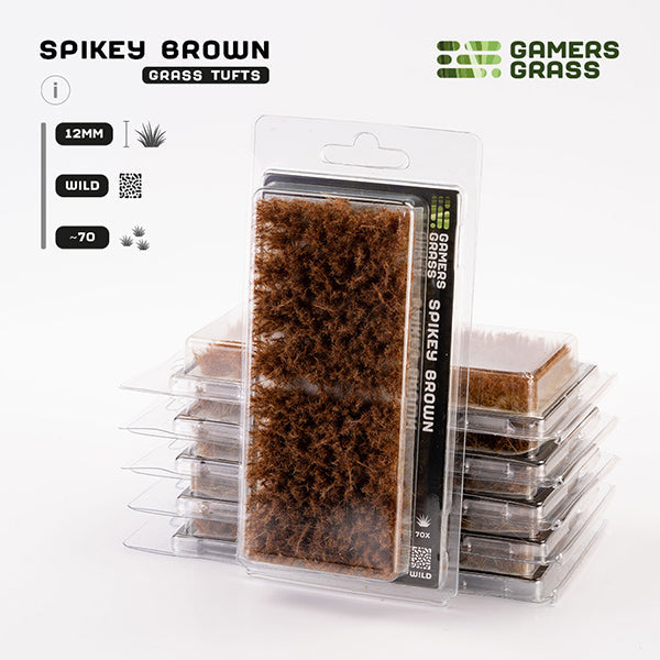 Gamers Grass Tufts: Spikey Brown 12mm- Wild (ONLINE ORDER ONLY)