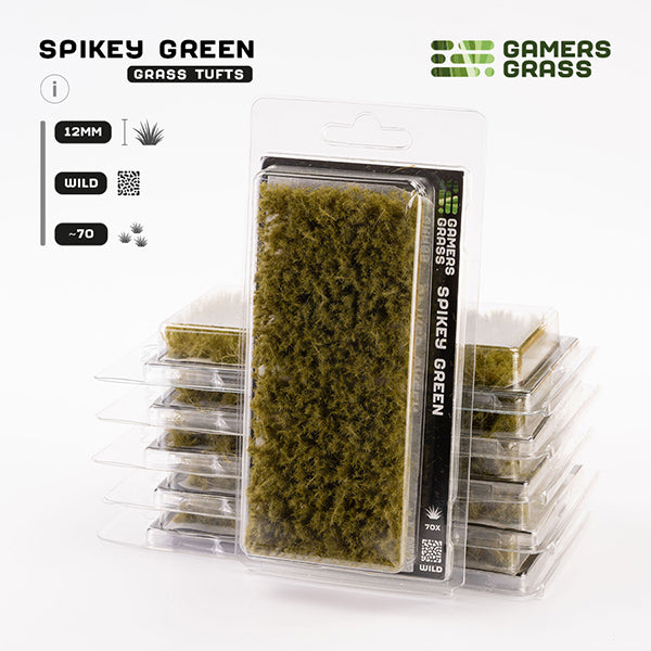 Gamers Grass Tufts: Spikey Green 12mm- Wild (ONLINE ORDER ONLY)