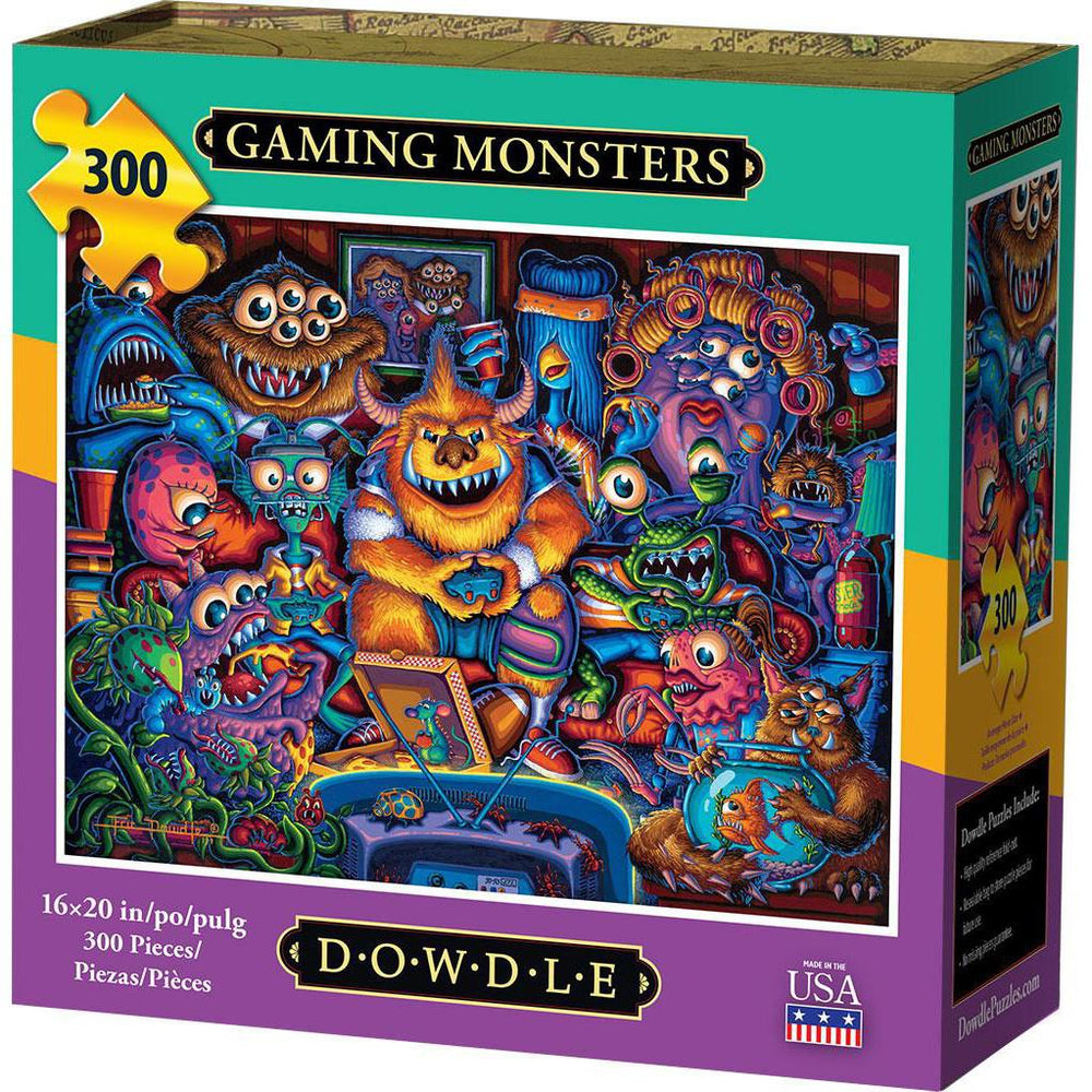Gaming Monsters 300 Piece Jigsaw Puzzle Dowdle (ONLINE ORDER ONLY)