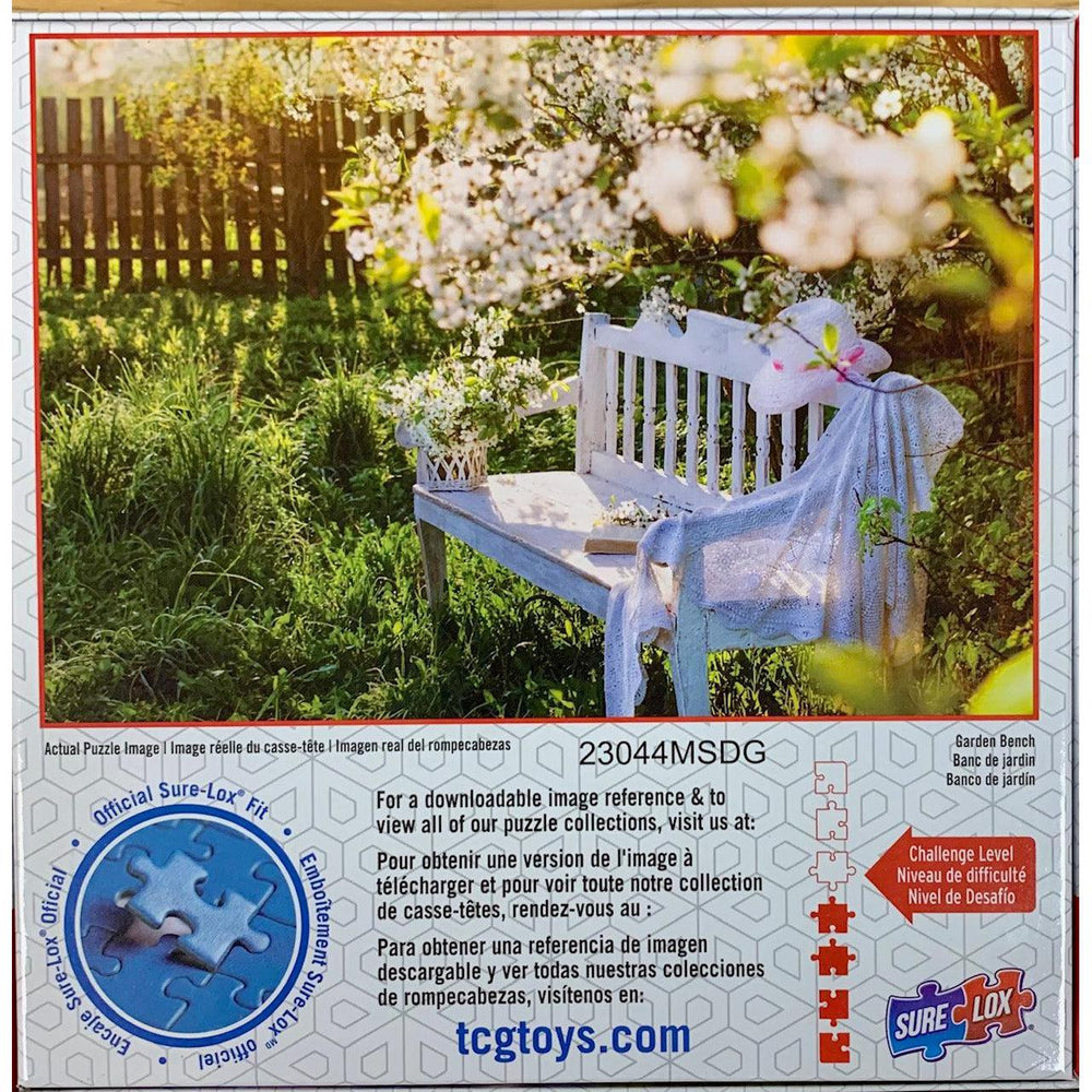 Garden Bench Garden Getaways 500 Piece Jigsaw Puzzle Sure Lox (ONLINE ORDER ONLY)