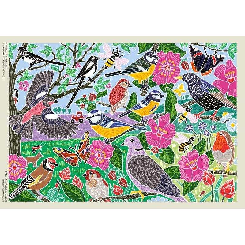 Garden Birds 1000 Piece Jigsaw Puzzle Flame Tree (ONLINE ORDER ONLY)