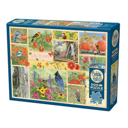 Garden Birds in Autumn 500 Piece Jigsaw Puzzle Cobble Hill (ONLINE ORDER ONLY)