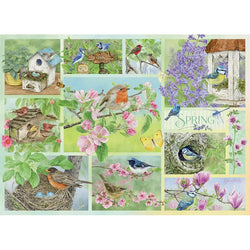 Garden Birds in Spring 500 Piece Jigsaw Puzzle Cobble Hill (ONLINE ORDER ONLY)