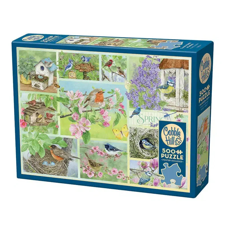 Garden Birds in Spring 500 Piece Jigsaw Puzzle Cobble Hill (ONLINE ORDER ONLY)