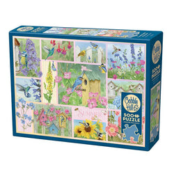 Garden Birds in Summer 500 Piece Jigsaw Puzzle Cobble Hill (ONLINE ORDER ONLY)