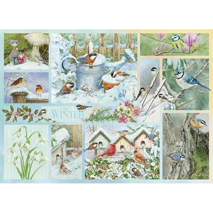 Garden Birds in Winter 500 Piece Jigsaw Puzzle Cobble Hill (ONLINE ORDER ONLY)