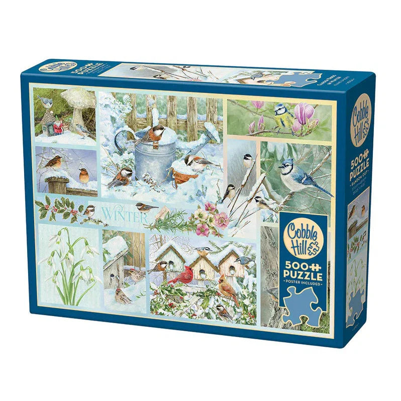 Garden Birds in Winter 500 Piece Jigsaw Puzzle Cobble Hill (ONLINE ORDER ONLY)