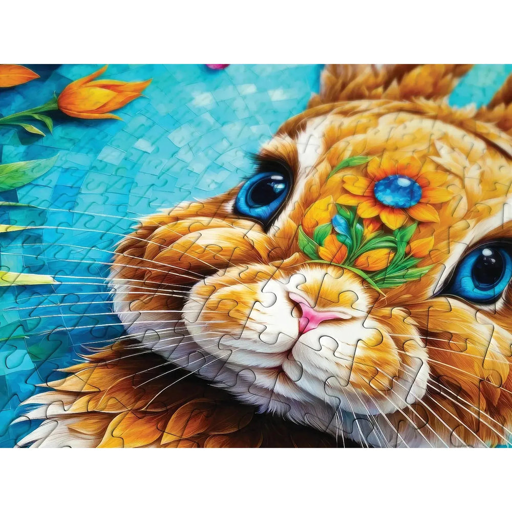 Garden Bunny 1000 Piece Jigsaw Puzzle Enjoy (ONLINE ORDER ONLY)