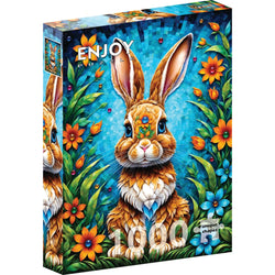 Garden Bunny 1000 Piece Jigsaw Puzzle Enjoy (ONLINE ORDER ONLY)