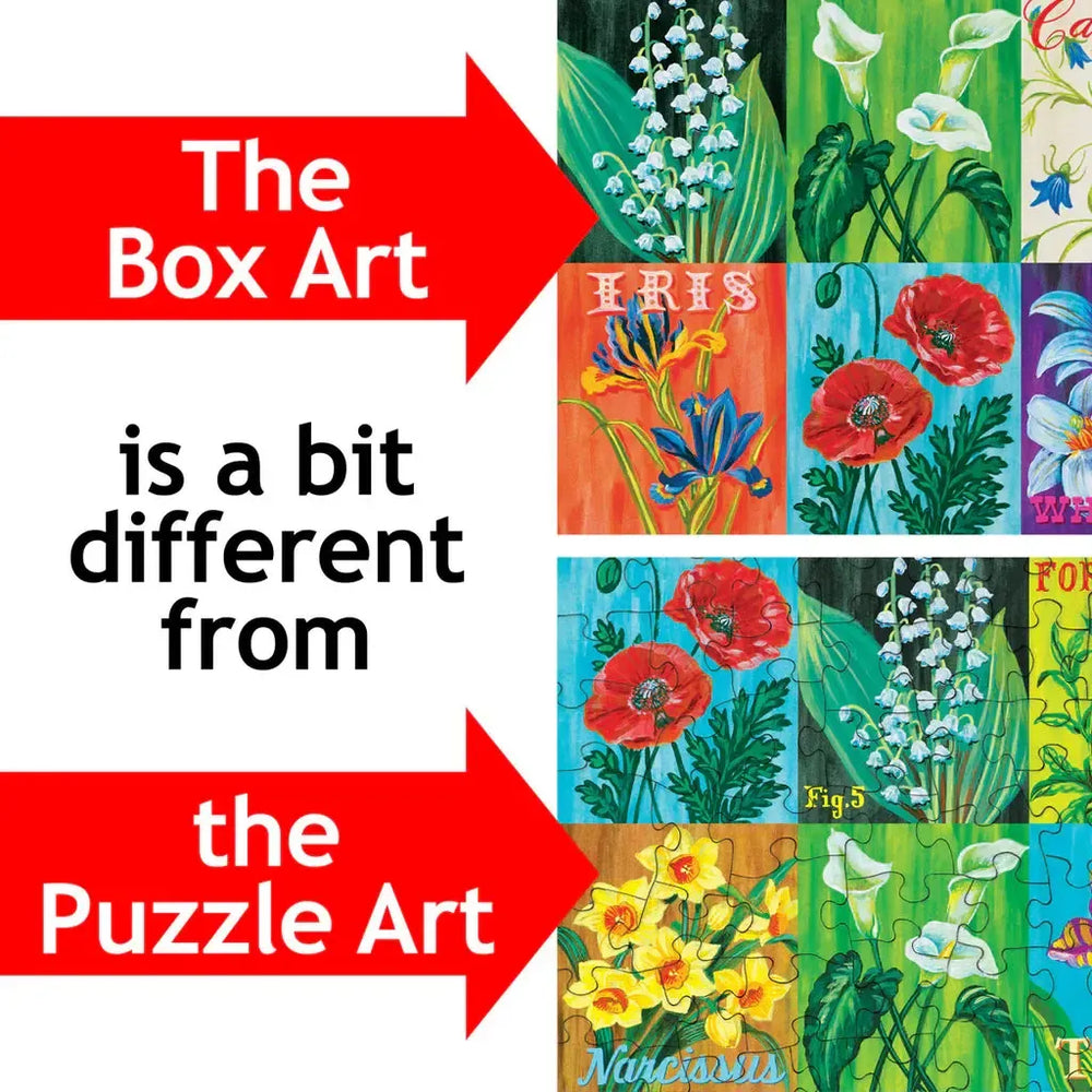 Garden Delights "Mixed Up" 1000 Piece Jigsaw Puzzle PuzzleFolk (ONLINE ORDER ONLY)