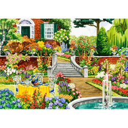 Garden Five O'clock 200 Piece Wood Jigsaw Puzzle Wooden City (ONLINE ORDER ONLY)