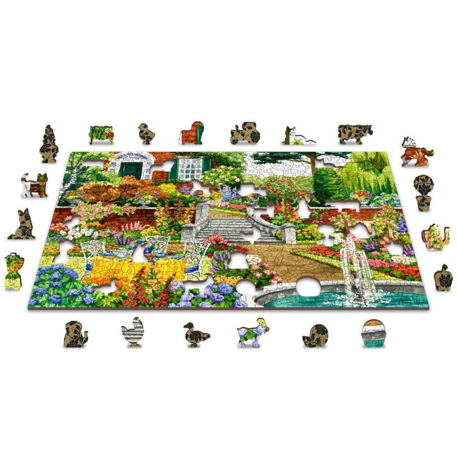 Garden Five O’clock 505 Piece Wood Jigsaw Puzzle Wooden City (ONLINE ORDER ONLY)