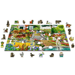 Garden Five O’clock 505 Piece Wood Jigsaw Puzzle Wooden City (ONLINE ORDER ONLY)