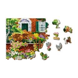Garden Five O’clock 505 Piece Wood Jigsaw Puzzle Wooden City (ONLINE ORDER ONLY)