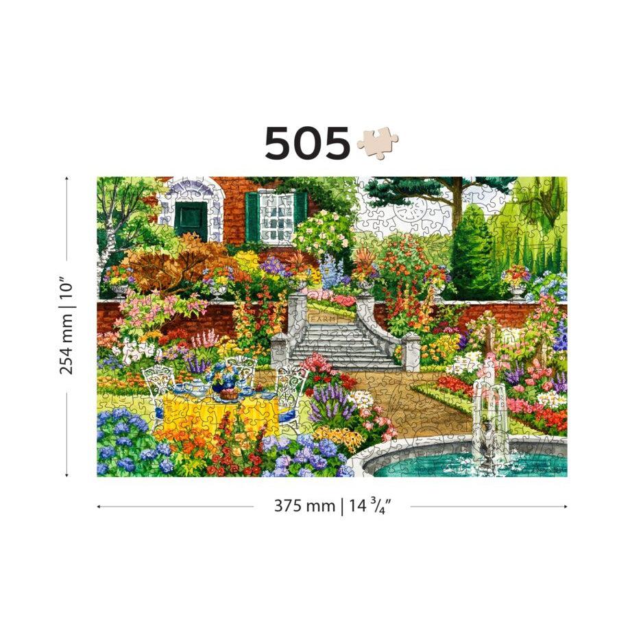 Garden Five O’clock 505 Piece Wood Jigsaw Puzzle Wooden City (ONLINE ORDER ONLY)