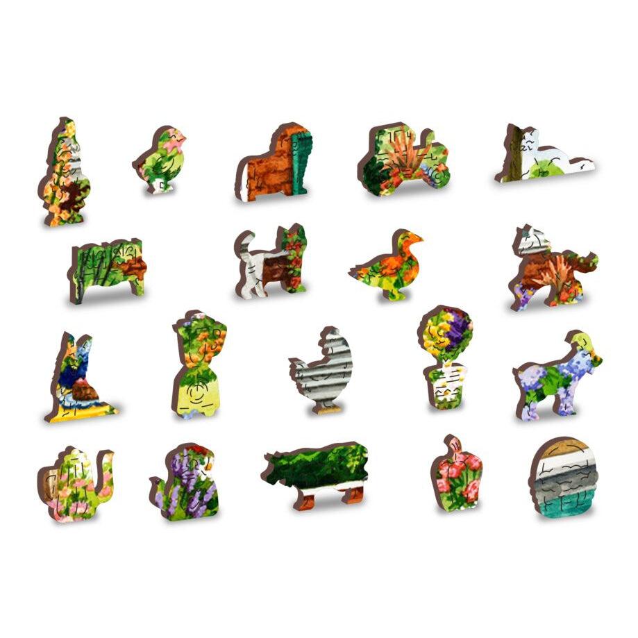 Garden Five O’clock 505 Piece Wood Jigsaw Puzzle Wooden City (ONLINE ORDER ONLY)