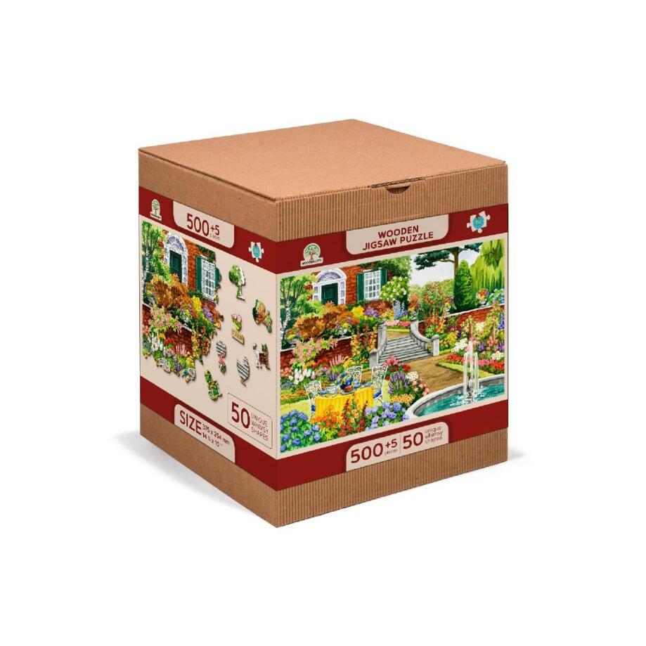 Garden Five O’clock 505 Piece Wood Jigsaw Puzzle Wooden City (ONLINE ORDER ONLY)