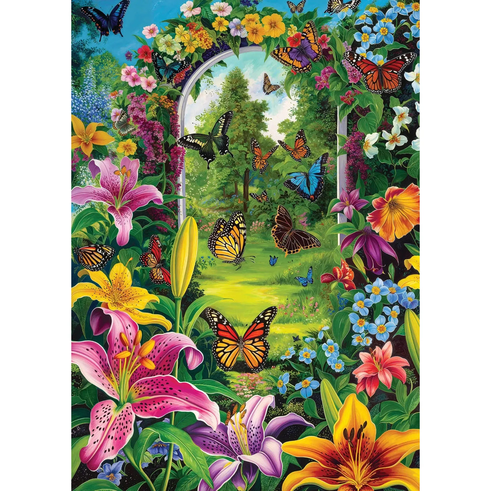 Garden Passage 1000 Piece Jigsaw Puzzle Enjoy (ONLINE ORDER ONLY)