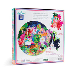 Garden Sanctuary 500 Piece Round Jigsaw Puzzle eeBoo (ONLINE ORDER ONLY)
