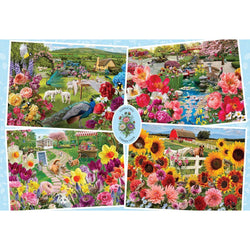 Garden Tour 100 Large Piece Jigsaw Puzzle Cobble Hill